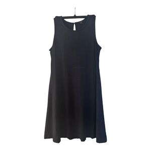 Ann Taylor Navy Midi Dress - Comfort and Style - Soft & comfy dress up/down!